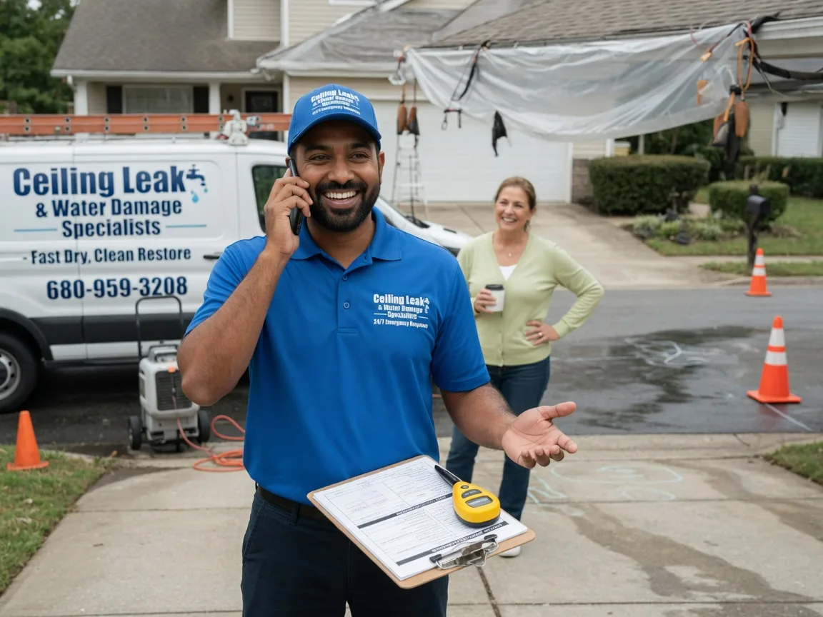Ceiling Leak Cleanup Ravenwood, MO FAQs